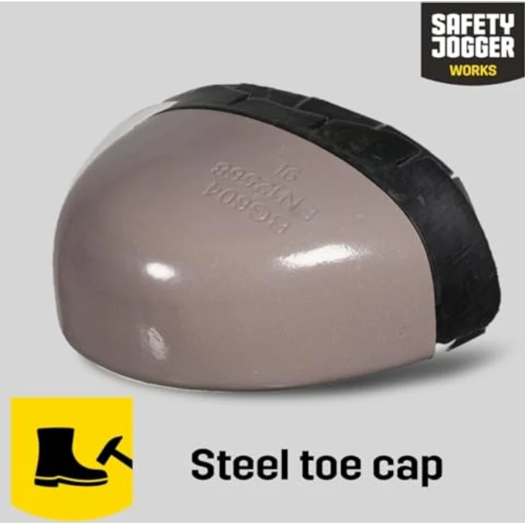 Safety Jogger SI3405400, Chelsea-Stiefel S3 für anspruchsvolle Arbeitsumgebungen, dunkelbraun mit Sicherheitsnasenkappe und hitzebeständiger Laufsohle – Bild 3