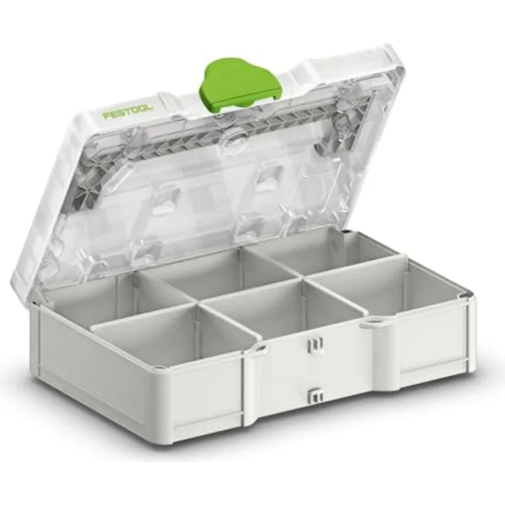 FESTOOL Werkzeugbox Festool Systainer³ SYS3 S 76 TRA, kleine Kiste mit individueller Einteilung und transparentem Deckel – Bild 2