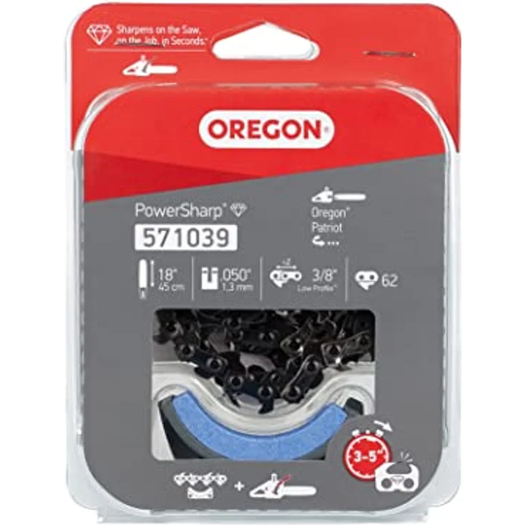 Oregon PowerSharp Sägekette für CS 1500 PS 62 TG 3-8'' 1,3 mm – Bild 3