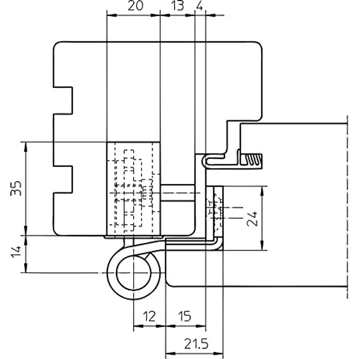 Simonswerk Türband Baka Protect 4010 3D mit Stiftsicherung, 3 Stück, verzinkter Stahl, silber – Bild 2