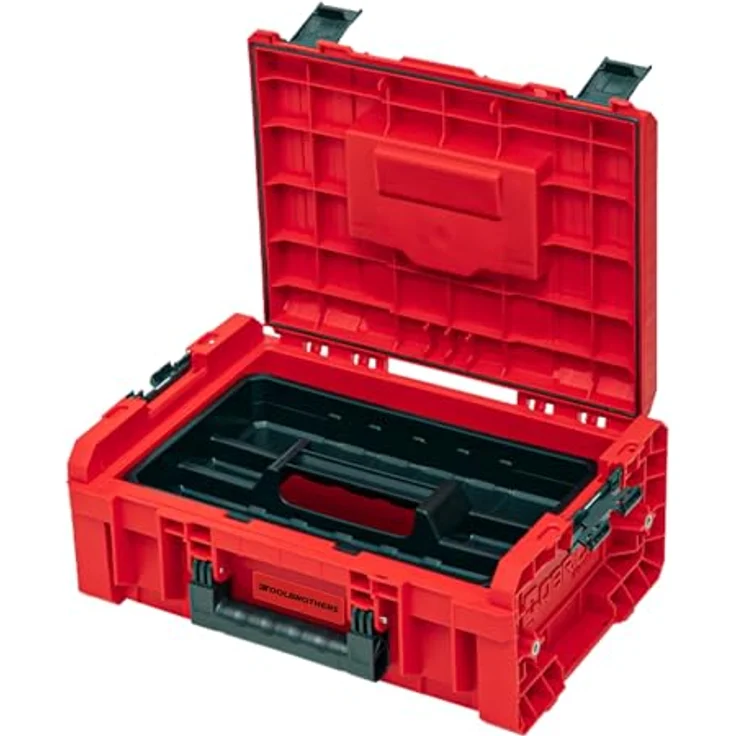 Tool Brothers Qbrick System PRO Technik Case 2.0 RED Ultra HD, Werkzeugkoffer 450 x 332 x 171 mm, 12 l, modular und wasserdicht – Bild 2