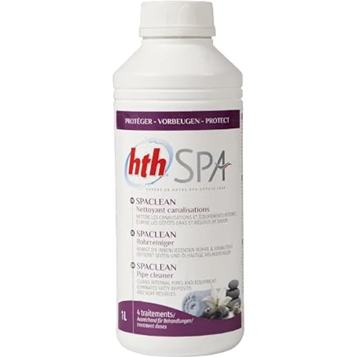 hth spa Spaclean Rohrreiniger 1 Liter für Whirlpools & Swimspas – Bild 2