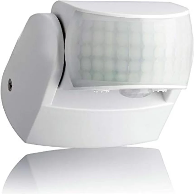 SEBSON Bewegungsmelder Aussen IP65, schwenkbar, programmierbar, LED geeignet, 3-Draht – Bild 1