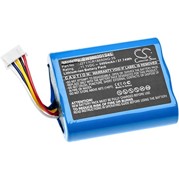 vhbw Akku kompatibel mit Bowers & Wilkins T7, 3400 mAh, 11,1 V, Li-Ion Wechsel-Akku für Lautsprecher – Bild 1