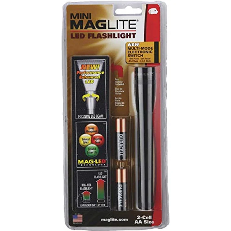 Mag-Lite Mini-Mag 2AA LED Taschenlampe batteriebetrieben 77lm 31.5h 118g-2 – Bild 3