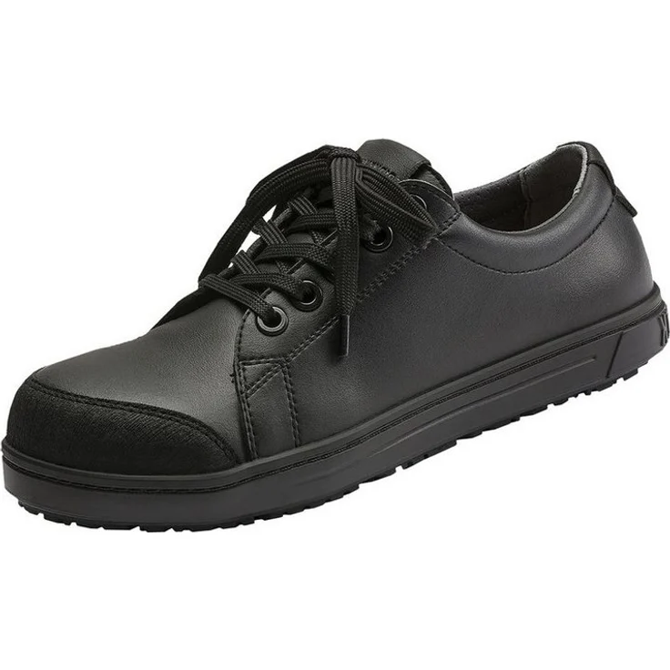 Birkenstock QS 500 MF, Sicherheitsschuh S3 mit 200 Joule Stahlkappe, rutschhemmender Laufsohle, schwarz – Bild 1