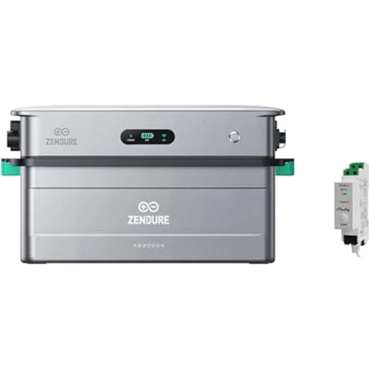 Zendure SolarFlow 2400 AC, KI-gekoppeltes Energiemanagement-System mit 2400W Eingang und 2400W Ausgang, inkl. 2,88kWh AB3000X Batterie und max. 17,28kWh erweiterbarer Kapazität, mit Shelly Pro 3EM – Bild 1