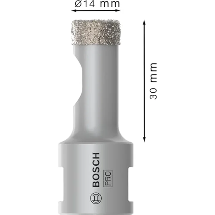 BOSCH Pro Core Cutter dry, Diamanttrockenbohrkrone, Ø 14 mm, für harte Fliesen und Stein, hohe Lebensdauer – Bild 3