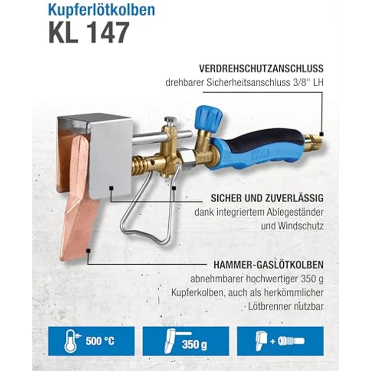 CFH Kupferlötkolben KL 147 – Bild 3