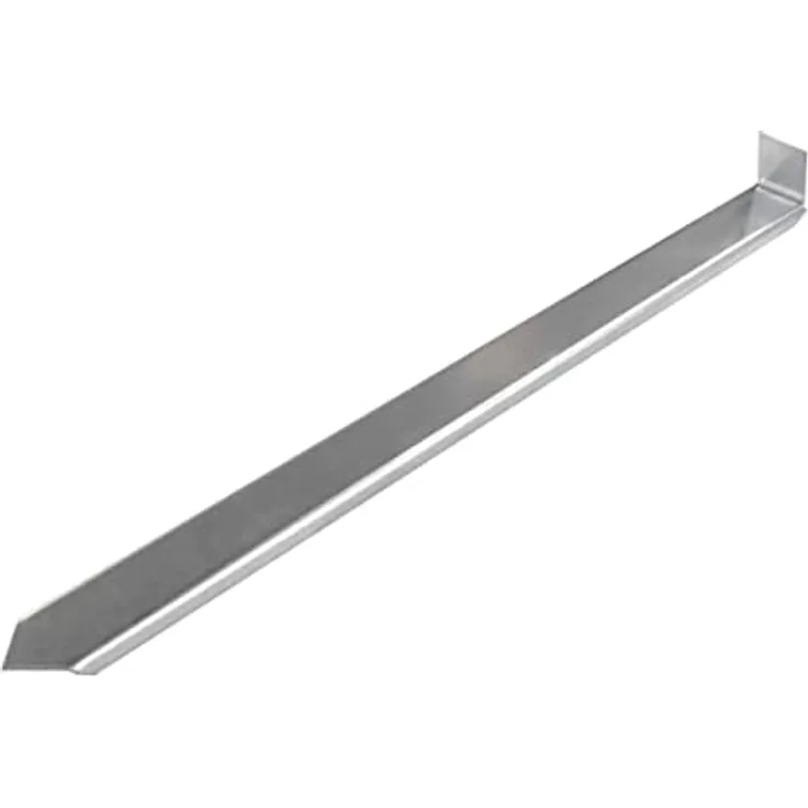 IRKA 1015 Erdanker für Rasenkante, Aluminium-Zink, 450 x 50 x 12 mm, witterungsbeständige Beeteinfassung