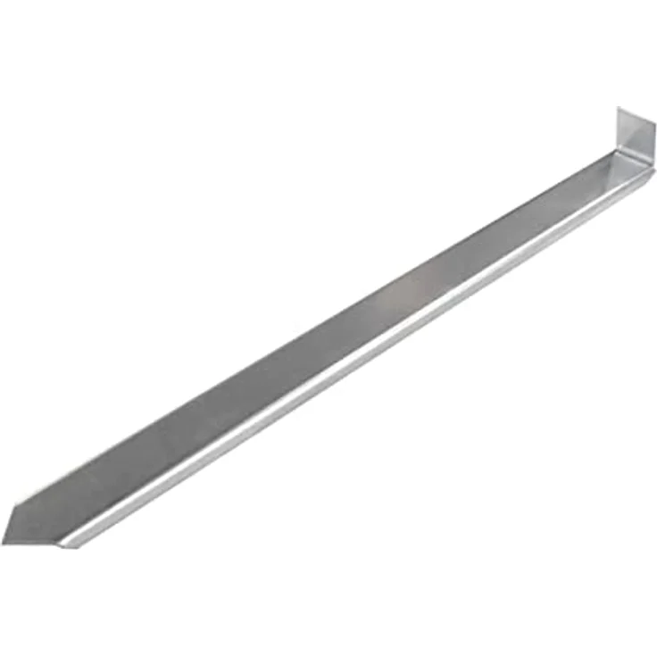 IRKA 1015 Erdanker für Rasenkante, Aluminium-Zink, 450 x 50 x 12 mm, witterungsbeständige Beeteinfassung – Bild 1