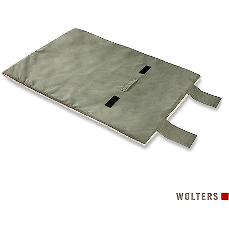 Wolters Cat & Dog Reisedecke Vagabund mit Schaffell-Imitation moos-grün – Bild 2