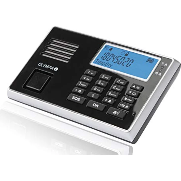 Olympia 5903 Protect 9030 Drahtlose GSM Alarmanlage mit Notruf und Freisprechfunktion, App Steuerung mit ProCom App, schwarz – Bild 3