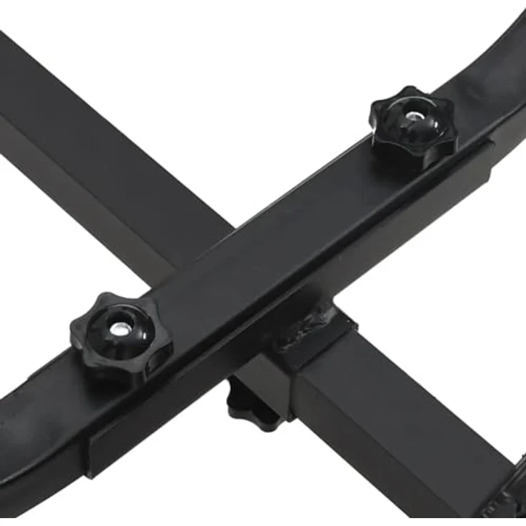 vidaXL SUP-Transportwagen Kajak-Trolley, Aluminium, 90 kg Tragfähigkeit, schwarz/silbern, mit Schaumstoffpolsterung und verstellbarer Breite – Bild 6
