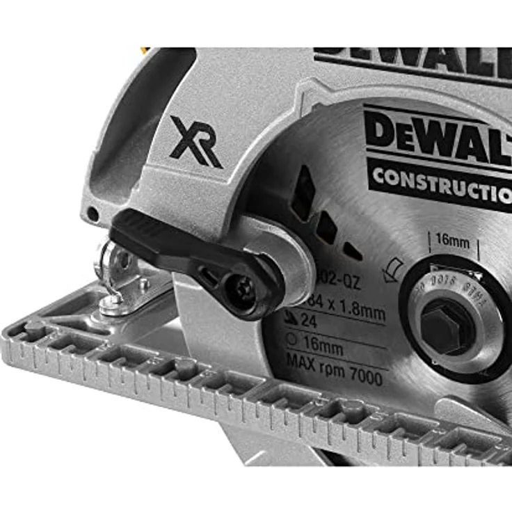 DeWALT DCS572NT-XJ Akku-Handkreissaege, 18V (Basisv.), Schwarz-Gelb – Bild 5