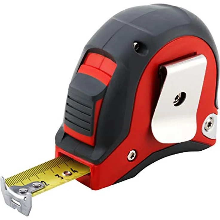 SOLA Bandmaß - PRO-TM - 3m - 19mm - robustes Profi-Rollbandmaß mit Gürtelclip - Stahlband, gelb lackiert mit mm Skala - Genauigkeitsklasse I - Rollmeter mit beweglichem Endhaken - Länge 3m-19mm – Bild 3