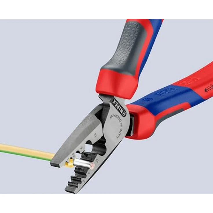 KNIPEX 97 72 180 Crimpzange für Aderendhülsen mit Mehrkomponenten-Hüllen 180 mm – Bild 3