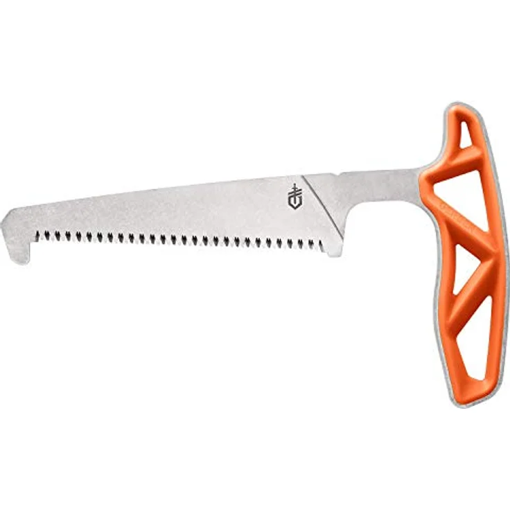 Gerber Gear Exo-Mod Saw, Jagdsäge aus rostfreiem Stahl mit orangefarbenem Griff, 7,55 Zoll – Bild 1