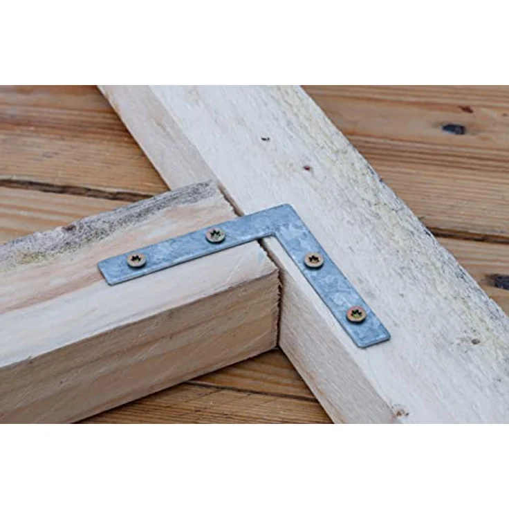 BGS Do it yourself 80921 L-Winkel 75 x 75 x 12 mm 4-tlg. | Flexibel gestaltbar | Langlebig | Robust – Bild 2