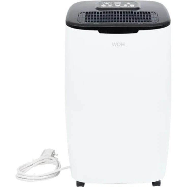 WDH Aktobis Luftentfeuchter WDH-416S Luftentfeuchter, Bautrockner, für 40 m², 20 L Fassungsvermögen, Entfeuchtungsleistung 20 l-Tag, weiß anthrazit – Bild 2