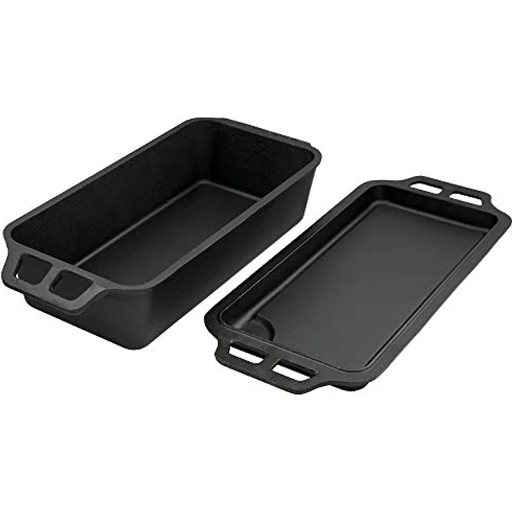 BBQ-Toro Dutch Oven Pan I Gusseisen Kochtopf Gusstopf I 9,4 Liter I preseasoned - bereits eingebrannt I Bräter mit Deckel I DOSQ2N – Bild 3