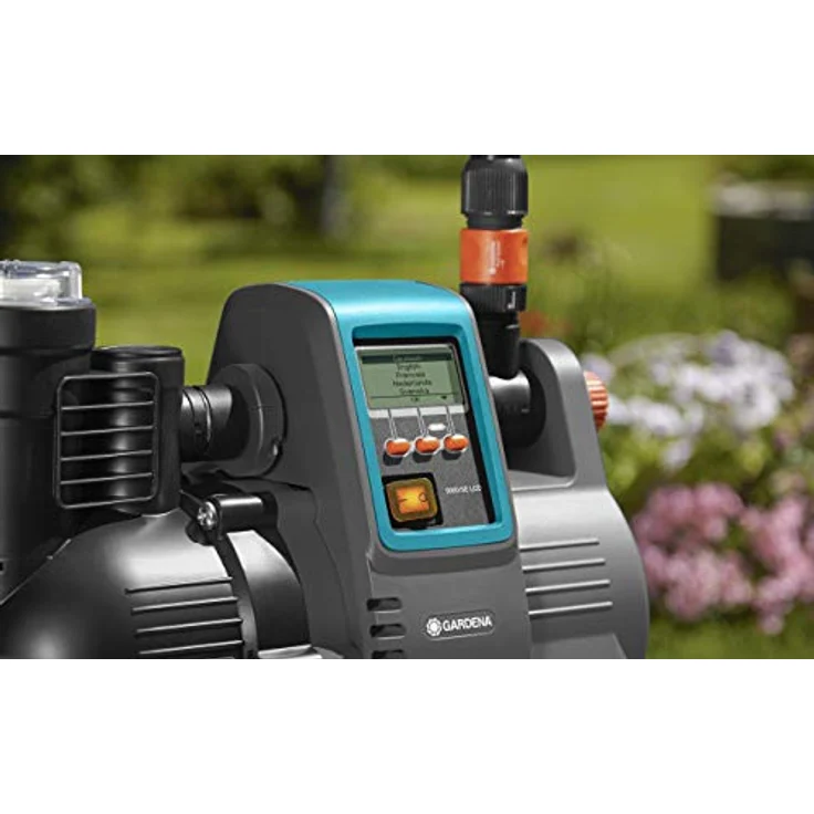 GARDENA Comfort Hauswasserautomat 5000-5E LCD: Hauswasserpumpe mit LC-Display, energiEsparend, Fördermenge 5000 l/h, 1300W Motor mit Thermoschutzschalter, Trockenlaufsicherung (1759-20) Hauswasserwerk 50 / 5,0 m 5 bar Ansaughöhe 8 m – Bild 6