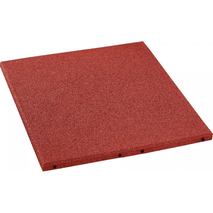 Fallschutzmatten Rot 40x40x2,5cm - Preisvergleich – Bild 1