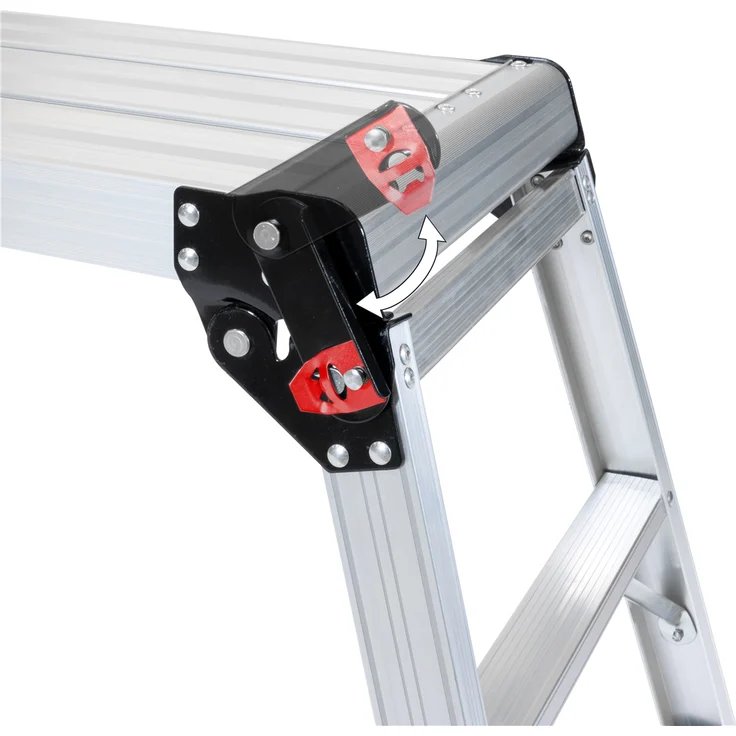 GÜDE GAAP 760 Aluminium Arbeitsplattform Leiter Tritt Trittleiter Hocker – Bild 3