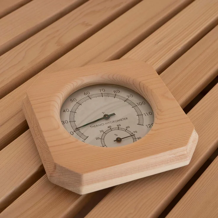 HOME DELUXE Traditionelle Sauna SKYLINE BIG - XL mit Kunststeinwand – Bild 8