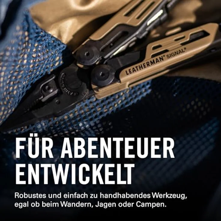 Leatherman Multi-Tool SIGNAL, coyote tan, inkl. Nylon-Holster – Bild 3