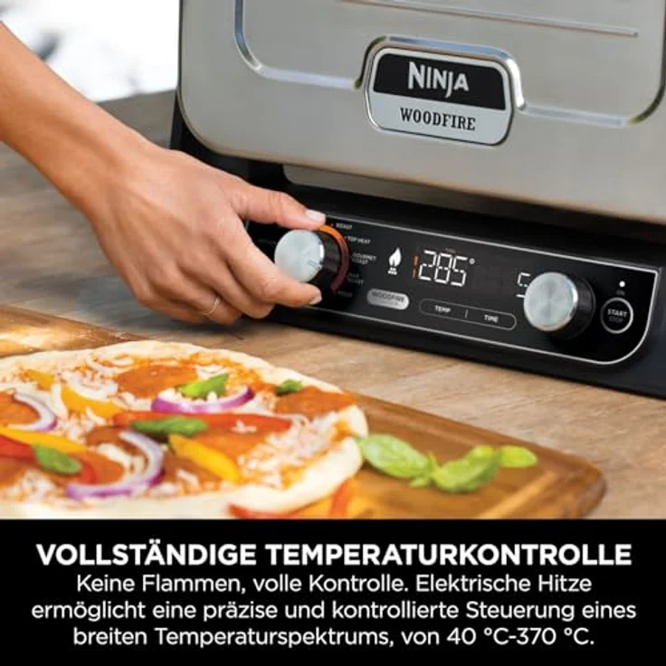 Ninja Woodfire Elektrischer Outdoor Ofen, Pizzaofen und Smoker OO101EU – Bild 10