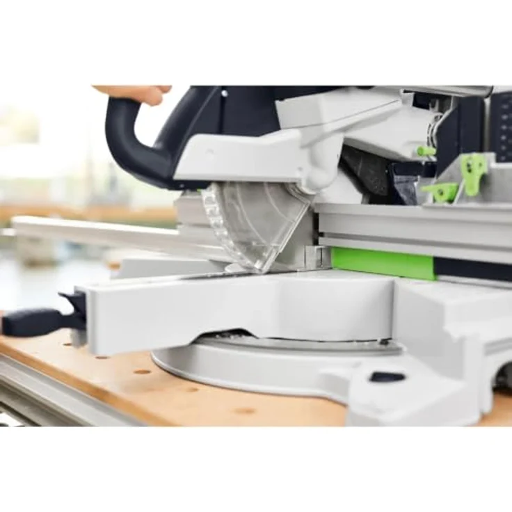 Festool AS-KS 120-R/L Multifunktionsanschlag, Zubehör für Kappsäge KS 120 / KS 88 mit Niederhalterm Funktion und höhenverstellbarem Aluprofil – Bild 3
