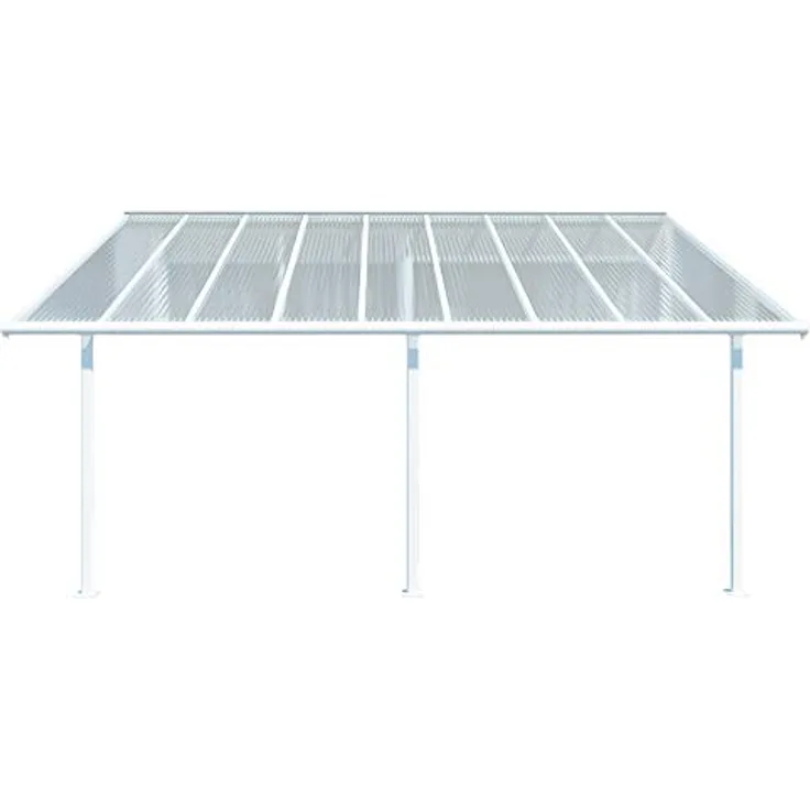 Palram - Canopia Aluminium Terrassenüberdachung Sierra | Weiß | 299x555x305 cm