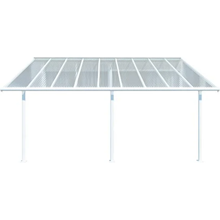 Palram - Canopia Aluminium Terrassenüberdachung Sierra | Weiß | 299x555x305 cm – Bild 1
