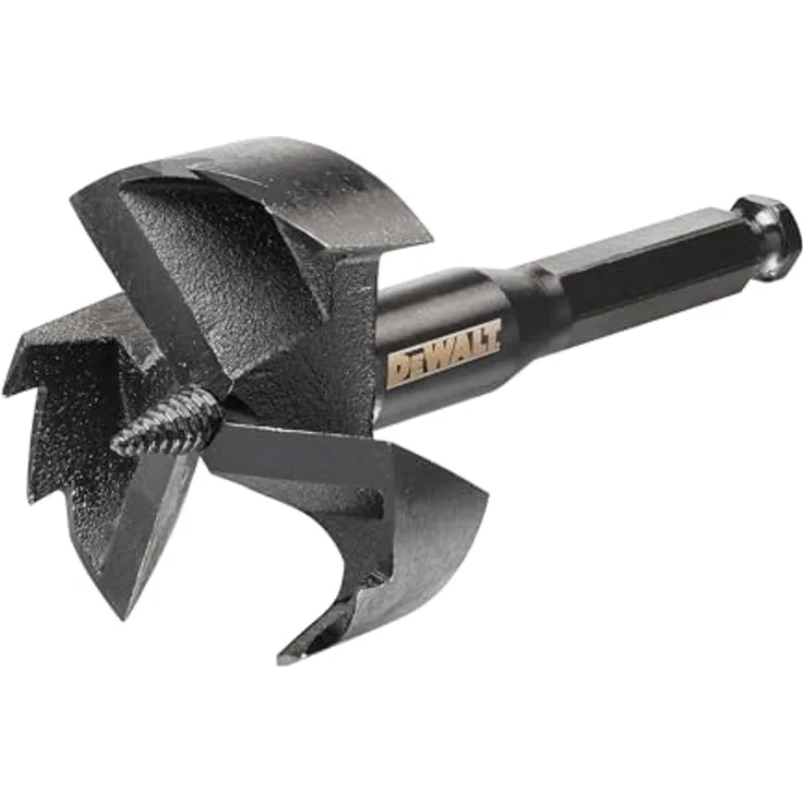 Dewalt Forstnerbohrer Rapidbohrer 65mm DT4585-QZ, extra scharf mit 3 Schneidkanten für saubere Bohrlöcher