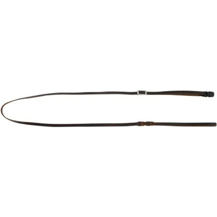 GOLEYGO Hundeleine Vegas, Braun, Echtes Leder, Größe M 1,05-1,65m, Sicherer Magnetverschluss, Inkl. Adapter-Pin, Hundeleine für kleine Hunde bis 60kg, Maximale Belastung 200kg – Bild 2