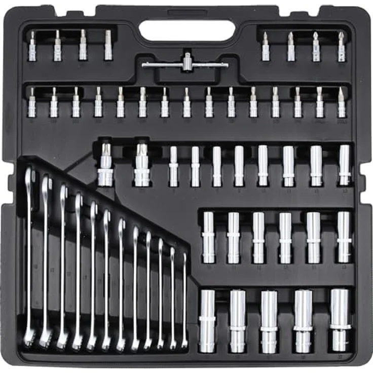 KS Tools Bit- und Steckschlüsselset, 216-teiliges Werkzeugset in Koffer, Chromeplus – Bild 6
