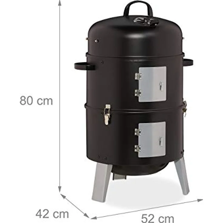 relaxdays Smoker Räuchertonne – Bild 4