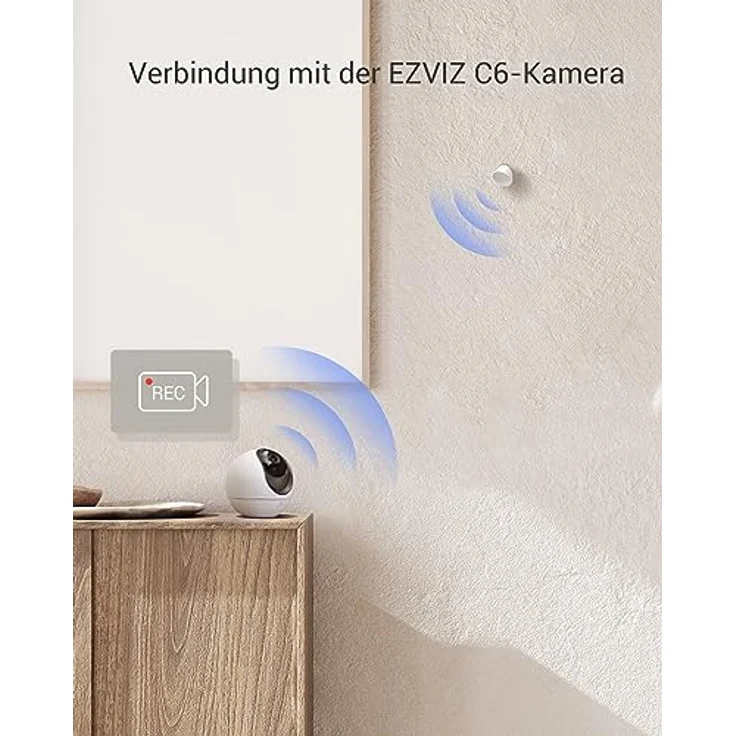EZVIZ T1C, Bewegungsmelder mit PIR-Technologie, 7 m Reichweite, Anti-Tamper-Alarm, DIY-Installation – Bild 8