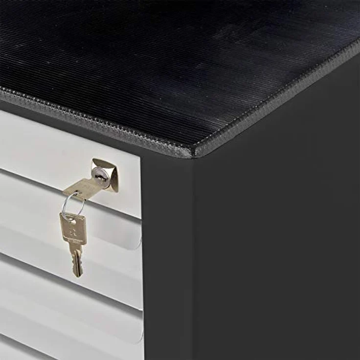 ADB Schubladenschrank Mammut 10 SL Maxi RAL7016/7035, aus Metall, für die Werkstatt als Werkzeugschrank, Hergestellt in der EU – Bild 5