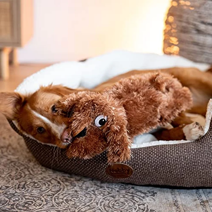 Nobby Plüsch Hund Schlappi für Hunde, ca. 27 cm, 1 Stück – Bild 2