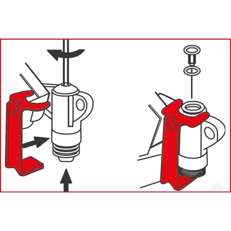 KS Tools 400.2525 Honda, Motoreinstell-Werkzeug-Satz 5-tlg. für präzise Motorjustierung – Bild 2