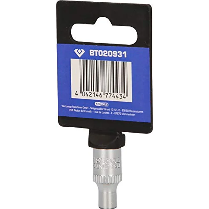 Brilliant Tools Sechskant-Stecknuss BT020931, 1/4" Innenvierkant-Antrieb, 4,5 mm, qualitativem Chrom-Vanadium-Stahl, matt verchromt – Bild 8