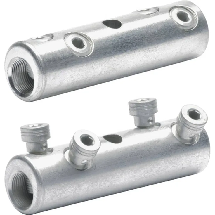 Klauke SV306 Schraubverbinder flexibel, hochfeste Aluminiumlegierung für unterschiedliche Leitertypen, mit 4 Schrauben und Sichtloch zur Kabeleinschubkontrolle