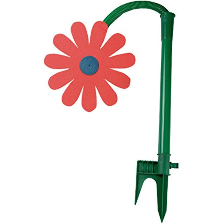 4U-Onlinehandel Spritzblume Rasensprinkler mit Erdspieß Rasensprenger Tanzende Blume Bewässerung – Bild 1