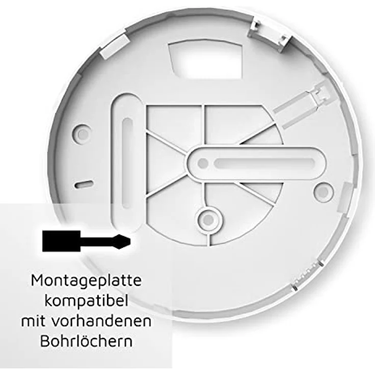 Ei Electronics Ei630W Hitzewarnmelder, Wärmewarnmelder mit Temperatursensor (58 °C) für Küche und Bad, optional funkvernetzbar, weiß – Bild 3