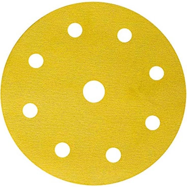 STIER Schleifscheiben Universal D125 / P40, 8-Loch, 25 Stk., Korundkorn, für Holz und Metall, made in Germany