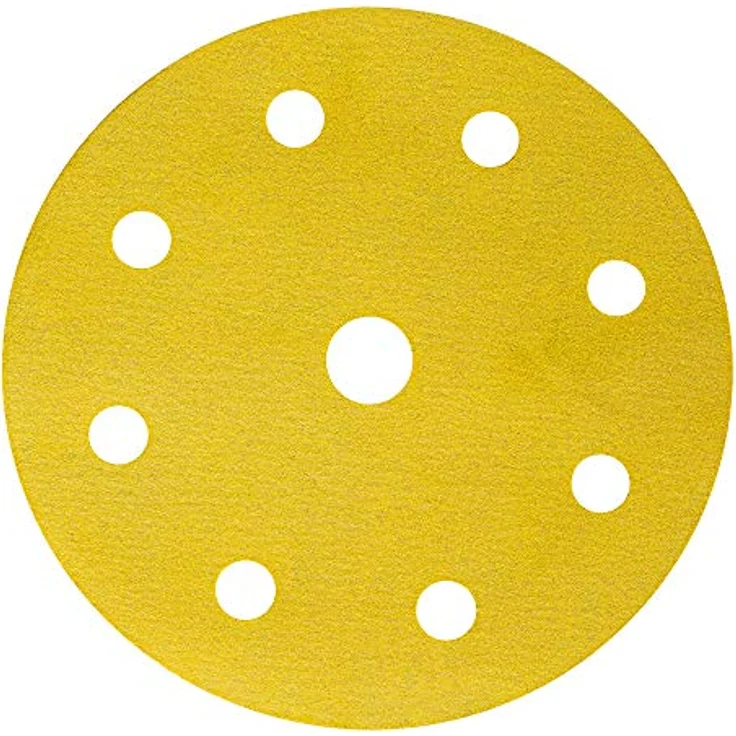 STIER Schleifscheiben Universal D125 / P40, 8-Loch, 25 Stk., Korundkorn, für Holz und Metall, made in Germany – Bild 1