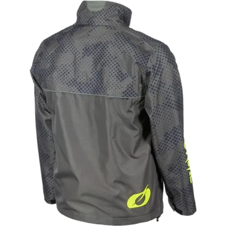 O'NEAL Shore V.22 Regenjacke, robustes Polyester-Gewebe, wasserdicht, Schwarz – Bild 2