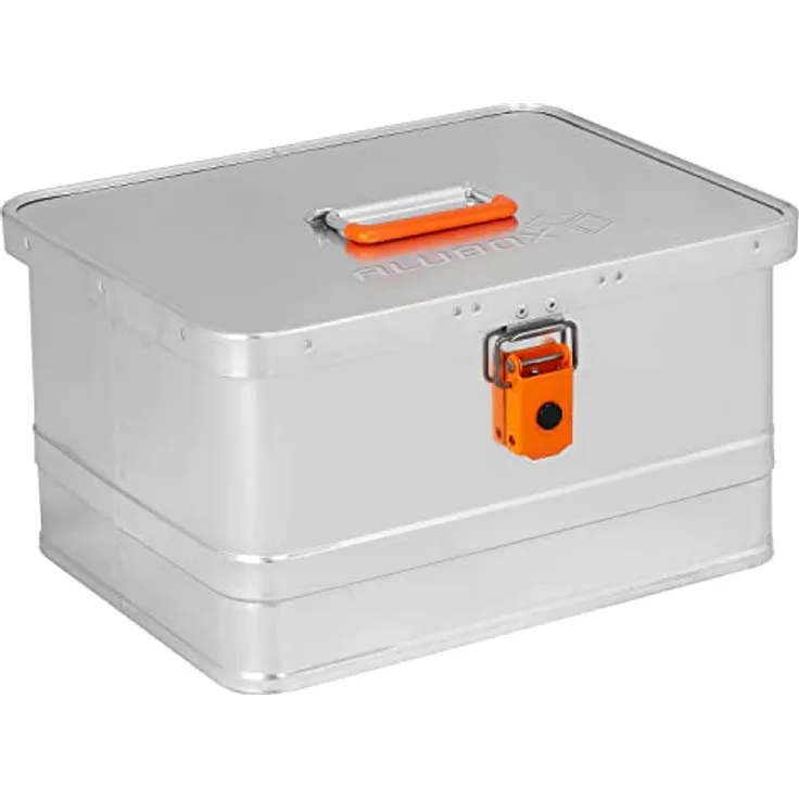 ALUBOX Werkzeugkiste EASY 29L Inhalt Außenmaße L 43,5 x B 35,5 x H 25 cm Alukiste mit Griff oben abschließbar